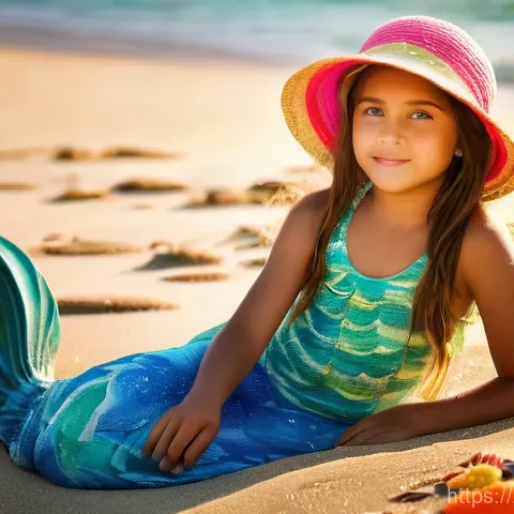 언더 더 시 Under the Sea 언더 더 시와 해양 환경 보호 메시지 - **Childhood Dream and Fading Reality:** "A heartwarming image of a young girl, approximately 7 y...