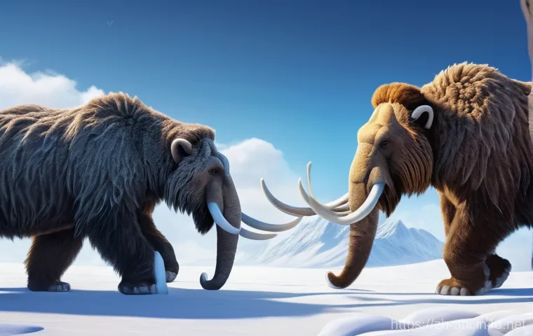 아이스 에이지 Ice Age 아이스 에이지와 선사 시대 동물들의 모험 - Prompt 1: "The Unlikely Trio's Icy Bond"** 아이스 에이지 Ice Age 아이스 에이지와 선사 시대 동물들의 모험 - Prompt 1: "The Unlikely Trio's Icy Bond"**