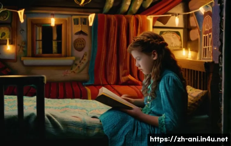 피터팬 Peter Pan 피터팬과 네버랜드의 상징성 - **Prompt:** A heartwarming scene of Wendy Darling reading a bedtime story to the Lost Boys in their ...